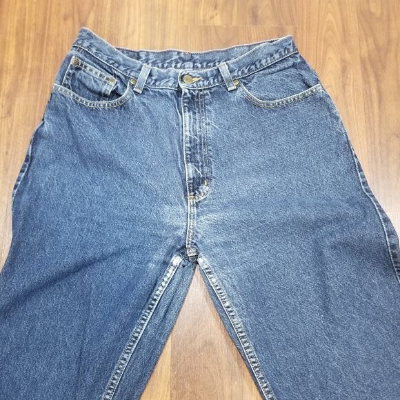 Ladies' L.L. Bean "Double L" Jeans, Relaxed Fit, Size 12 Tall, GUC - VGUC - Picture 13 of 14